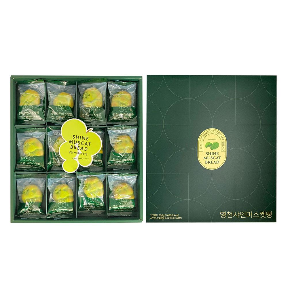 Yeongcheon Shine muscat Bread 12pcs gift set